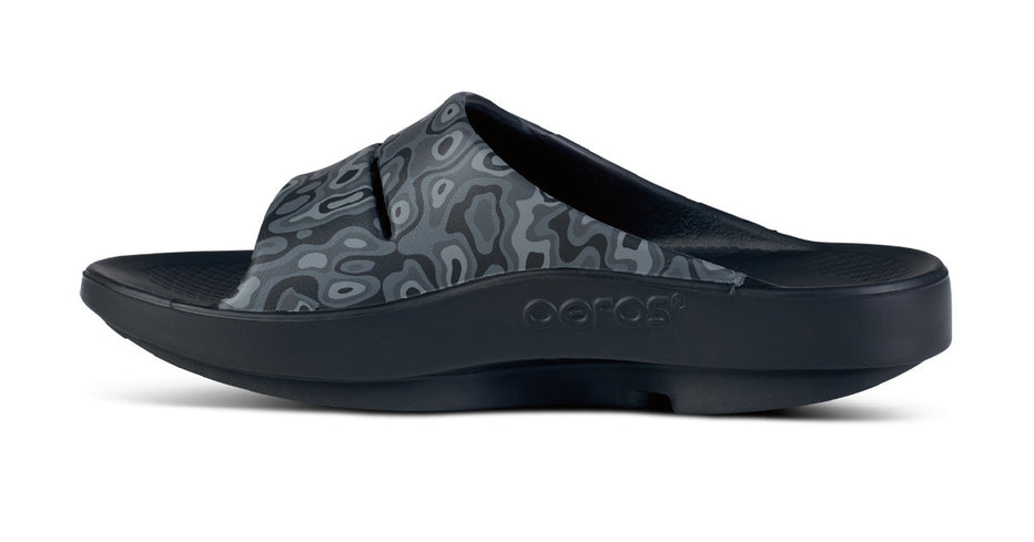 靴 OOahh Sport - Black Water Camo OOahh Sport Black Water Camo – OOFOS HK